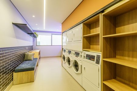 Studio à venda com 25m², 1 quarto e sem vagaLavanderia