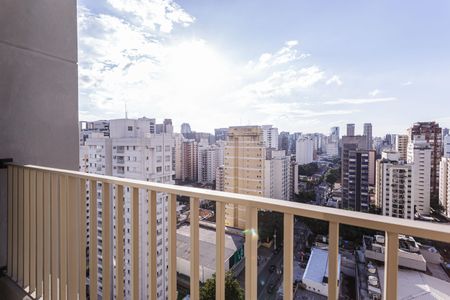 Studio à venda com 25m², 1 quarto e sem vagaVaranda