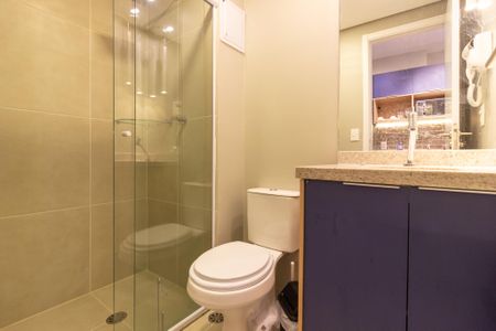 Banheiro de kitnet/studio à venda com 1 quarto, 25m² em Paraíso, São Paulo
