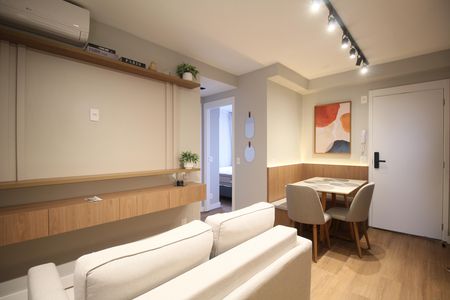 Sala/Cozinha de apartamento para alugar com 2 quartos, 44m² em Cidade Jardim, São Paulo