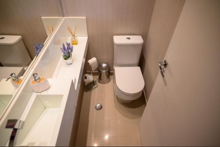 Lavabo de apartamento à venda com 3 quartos, 143m² em Vila Gumercindo, São Paulo