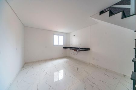 Sala de apartamento à venda com 2 quartos, 85m² em Vila Humaita, Santo André