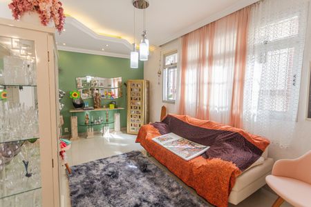 Sala de apartamento à venda com 3 quartos, 92m² em Serra, Belo Horizonte