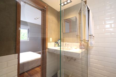Apartamento à venda com 55m², 1 quarto e 2 vagasBanheiro