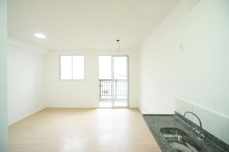 Sala quarto e cozinha de apartamento à venda com 1 quarto, 27m² em Tatuapé, São Paulo