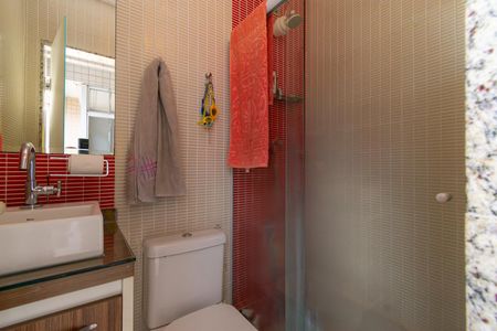 Apartamento à venda com 139m², 2 quartos e 2 vagas Apartamento à venda com 139m², 2 quartos e 2 vagasBanheiro da Área gourmet