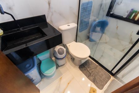 Casa para alugar com 120m², 2 quartos e 2 vagas Casa para alugar com 120m², 2 quartos e 2 vagasBanheiro da Suíte 2