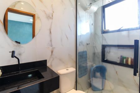 Casa para alugar com 120m², 2 quartos e 2 vagas Casa para alugar com 120m², 2 quartos e 2 vagasBanheiro da Suíte 2