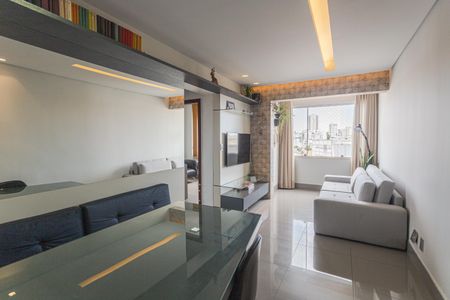 Sala de apartamento à venda com 2 quartos, 54m² em Horto, Belo Horizonte