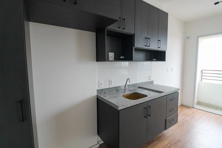 Cozinha de apartamento para alugar com 1 quarto, 25m² em Butantã, São Paulo