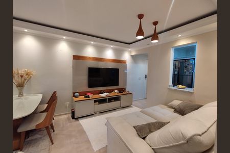 Sala  de apartamento à venda com 3 quartos, 69m² em Vila Caraguata, São Paulo