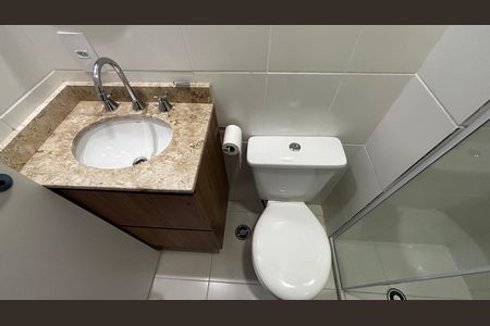 Apartamento para alugar com 58m², 2 quartos e 1 vaga Apartamento para alugar com 58m², 2 quartos e 1 vagaBanheiro da Suíte