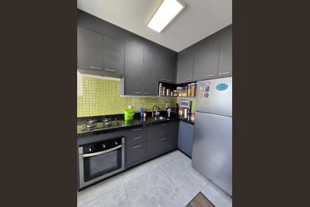 Cozinha de apartamento à venda com 2 quartos, 55m² em Vila Progresso, Jundiaí