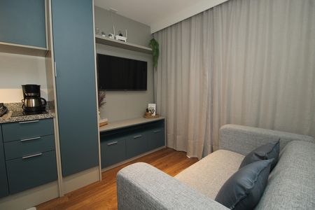 Apartamento para alugar com 28m², 1 quarto e sem vagaSala