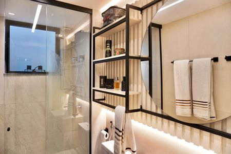 Apartamento para alugar com 145m², 2 quartos e 2 vagas Apartamento para alugar com 145m², 2 quartos e 2 vagasSuíte - Banheiro
