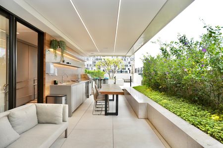 Apartamento para alugar com 145m², 2 quartos e 2 vagas Apartamento para alugar com 145m², 2 quartos e 2 vagasÁrea comum - Área Gourmet