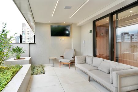 Apartamento para alugar com 145m², 2 quartos e 2 vagas Apartamento para alugar com 145m², 2 quartos e 2 vagasÁrea comum - Área Gourmet