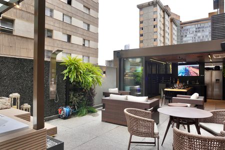 Apartamento para alugar com 145m², 2 quartos e 2 vagas Apartamento para alugar com 145m², 2 quartos e 2 vagasÁrea externa