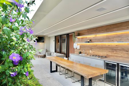 Apartamento para alugar com 145m², 2 quartos e 2 vagas Apartamento para alugar com 145m², 2 quartos e 2 vagasÁrea comum - Área Gourmet