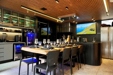 Apartamento para alugar com 145m², 2 quartos e 2 vagas Apartamento para alugar com 145m², 2 quartos e 2 vagasCozinha