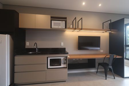 Studio à venda com 25m², 1 quarto e 1 vagaSala/Quarto/Cozinha