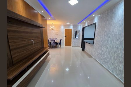 Sala de apartamento para alugar com 3 quartos, 116m² em Vila Caiçara, Praia Grande