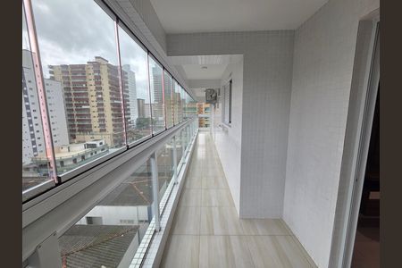 Varanda de apartamento para alugar com 3 quartos, 116m² em Vila Caiçara, Praia Grande