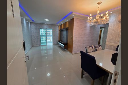 Sala de apartamento para alugar com 3 quartos, 116m² em Vila Caiçara, Praia Grande