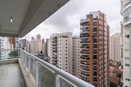 Varanda de apartamento para alugar com 4 quartos, 161m² em Vila Nova Conceição, São Paulo