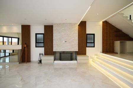 Sala de casa de condomínio para alugar com 4 quartos, 381m² em Parque Dom Henrique, Cotia