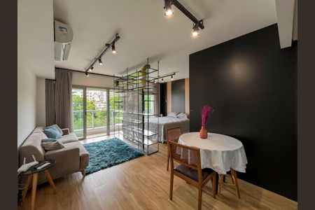 Sala de apartamento para alugar com 1 quarto, 48m² em Petrópolis, Porto Alegre