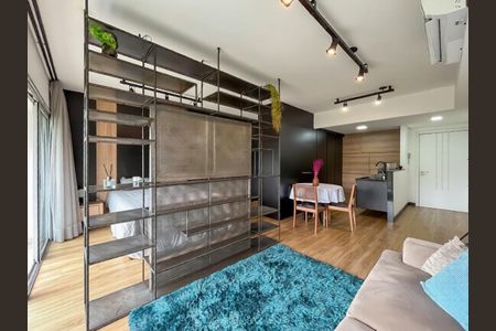 Sala de apartamento para alugar com 1 quarto, 48m² em Petrópolis, Porto Alegre