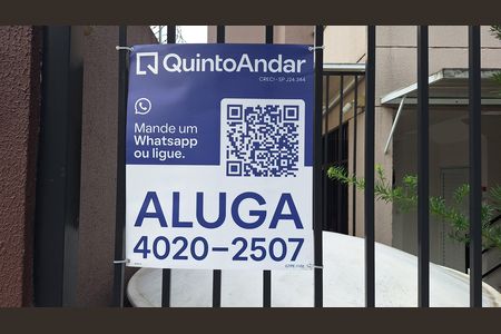 Apartamento para alugar com 28m², 1 quarto e sem vaga Apartamento para alugar com 28m², 1 quarto e sem vagaFachada e placa GTPE-1102