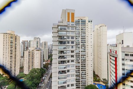 Vista da Varanda de kitnet/studio para alugar com 1 quarto, 27m² em Cidade Monções, São Paulo