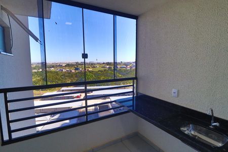 Sacada de apartamento para alugar com 2 quartos, 58m² em Shopping Park, Uberlândia