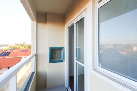 Varanda da Sala de apartamento à venda com 2 quartos, 56m² em Fátima, Canoas