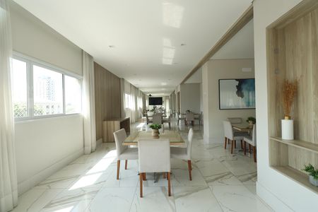Apartamento para alugar com 55m², 2 quartos e 1 vagaÁrea comum - Salão de festas