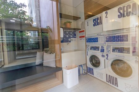 Apartamento para alugar com 28m², 1 quarto e sem vaga Apartamento para alugar com 28m², 1 quarto e sem vagaÁrea Comum - Lavanderia