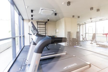 Apartamento para alugar com 28m², 1 quarto e sem vaga Apartamento para alugar com 28m², 1 quarto e sem vagaÁrea Comum - Academia