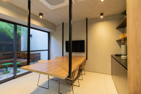 Apartamento para alugar com 28m², 1 quarto e sem vaga Apartamento para alugar com 28m², 1 quarto e sem vagaÁrea Comum - Coworking