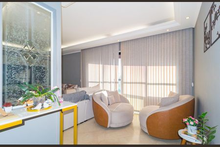 Sala de Estar de apartamento à venda com 3 quartos, 106m² em Jardim Analia Franco, São Paulo