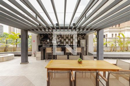 Studio para alugar com 47m², 1 quarto e 1 vaga Studio para alugar com 47m², 1 quarto e 1 vagaÁrea comum - Churrasqueira