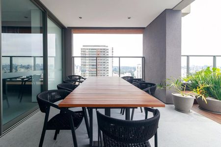 Studio para alugar com 27m², 1 quarto e sem vaga Studio para alugar com 27m², 1 quarto e sem vagaÁrea gourmet