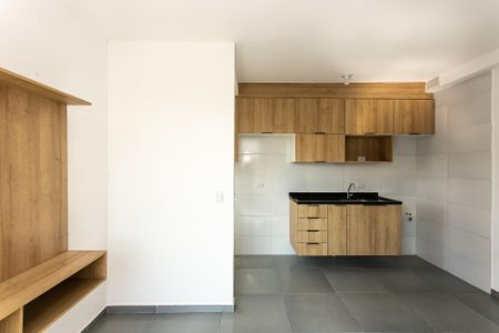 Sala/cozinha de apartamento para alugar com 1 quarto, 33m² em Tatuapé, São Paulo