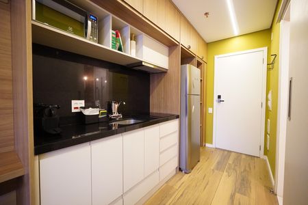 Studio para alugar com 25m², 1 quarto e sem vagaCozinha