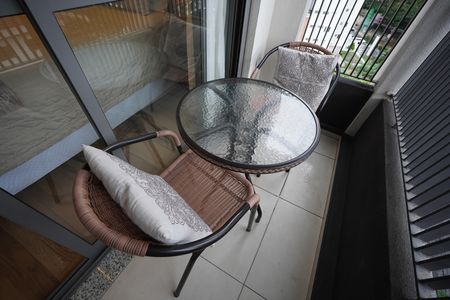 Studio para alugar com 25m², 1 quarto e sem vagaVaranda