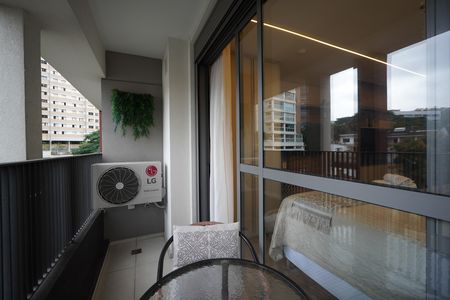 Studio para alugar com 25m², 1 quarto e sem vagaVaranda
