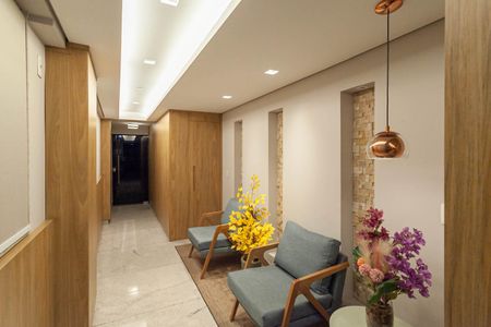 Apartamento à venda com 326m², 5 quartos e 5 vagas Apartamento à venda com 326m², 5 quartos e 5 vagasHall social