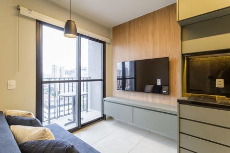 Apartamento para alugar com 26m², 1 quarto e 1 vaga Apartamento para alugar com 26m², 1 quarto e 1 vagaSala