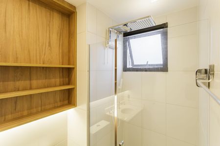 Apartamento para alugar com 26m², 1 quarto e 1 vaga Apartamento para alugar com 26m², 1 quarto e 1 vagaBanheiro da Suíte